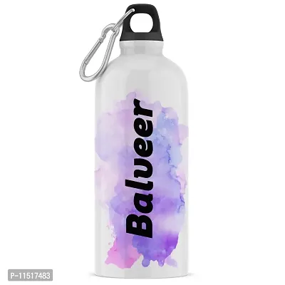 ASHVAH Customizable/Personalised Sipper Water Bottle, Leak Proof Bottle for School, Gym, Home, Office 750 ML - Birthday Gift, Return Gift, Boys, Name - Balveer