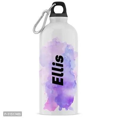 ASHVAH Customizable/Personalised Sipper Water Bottle, Leak Proof Bottle for School, Gym, Home, Office 750 ML - Birthday Gift, Return Gift, Boys, Name - Ellis-thumb0