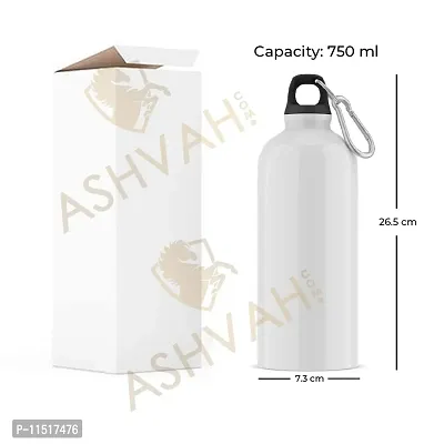 ASHVAH Customizable/Personalised Sipper Water Bottle, Leak Proof Bottle for School, Gym, Home, Office 750 ML - Birthday Gift, Return Gift, Boys, Name - Abbas-thumb5