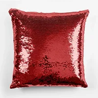 ASHVAH Aadhira Name Unicorn Red Sequins Magic Cushion Cover with Filler - Best Happy Birthday Gift for Daughter, Sister, Gift for Kids, Return Gift - Color - Blue - Size - 16 x 16 inches-thumb3