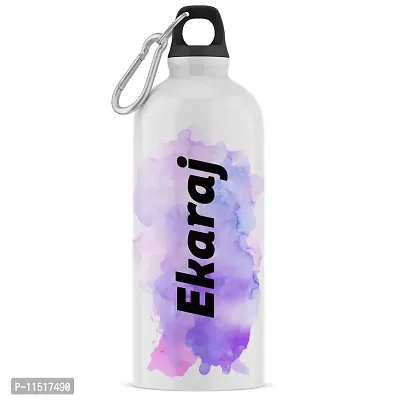 ASHVAH Customizable/Personalised Sipper Water Bottle, Leak Proof Bottle for School, Gym, Home, Office 750 ML - Birthday Gift, Return Gift, Boys, Name - Ekaraj