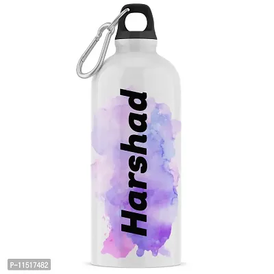 ASHVAH Customizable/Personalised Sipper Water Bottle, Leak Proof Bottle for School, Gym, Home, Office 750 ML - Birthday Gift, Return Gift, Boys, Name - Harshad