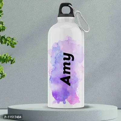 ASHVAH Customizable/Personalised Sipper Water Bottle, Leak Proof Bottle for School, Gym, Home, Office 750 ML - Birthday Gift, Return Gift, Boys, Name - Amy-thumb3