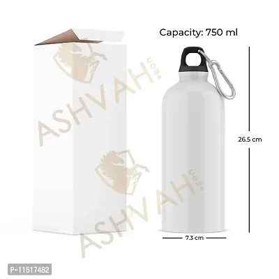 ASHVAH Customizable/Personalised Sipper Water Bottle, Leak Proof Bottle for School, Gym, Home, Office 750 ML - Birthday Gift, Return Gift, Boys, Name - Harshad-thumb5