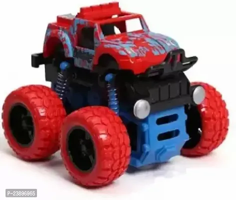 Playful Red Plastic Car For Kids