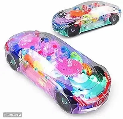 Playful Multicoloured Plastic Car For Kids