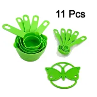 11 PC MEASURING CUP SET FOR POURING AND PICKING OF VARIOUS FOOD ITEMS AND ALL WITH NICE MEASUREMENTS-thumb2