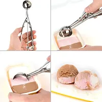 ICE CREAM SERVING SPOON SCOOPER (STAINLESS STEEL)-thumb3