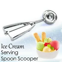 ICE CREAM SERVING SPOON SCOOPER (STAINLESS STEEL)-thumb2