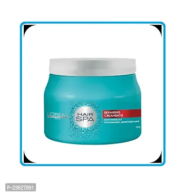 L'OREAL Proffestional Best  Repairing  Creambath Hair Spa 490g-thumb0