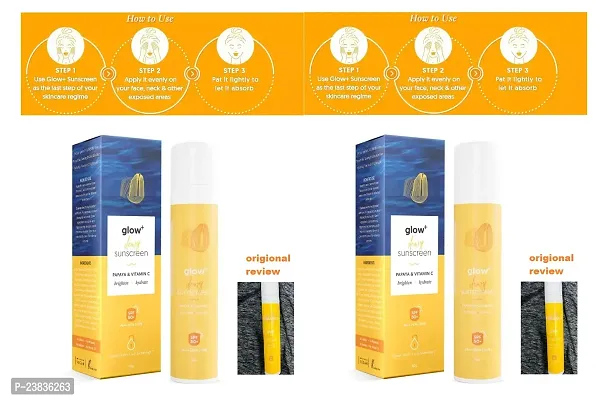 Glow Skin Sunscreen Face Glowing 50gm (Pack Of-2)