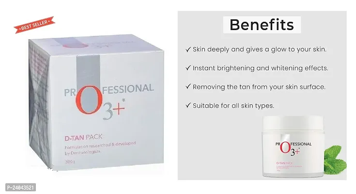 Professional O3+ D-Tan Cream  300gm 4In1 Benefits