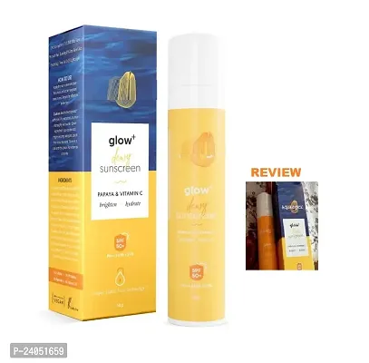 Glow Sunscreen  Papaya  Vitamin C 50gm Pack Of-1
