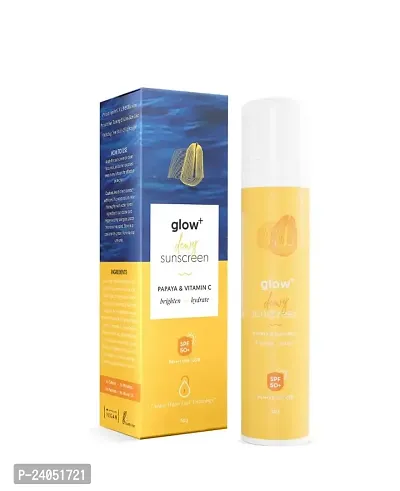 Glow Sunscreen Papaya Vtamin C 50gm  Pack Of-1-thumb0