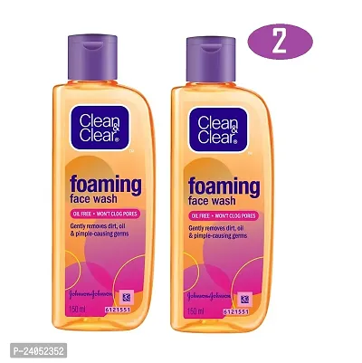 Clean  CLear Foaming Face Wash 150ml  (Pack Of-2)-thumb0