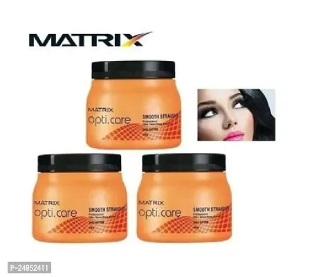 Matrix Opti. Care Smooth Straight  Hair Spa 490 gm Pack Of 3-thumb0