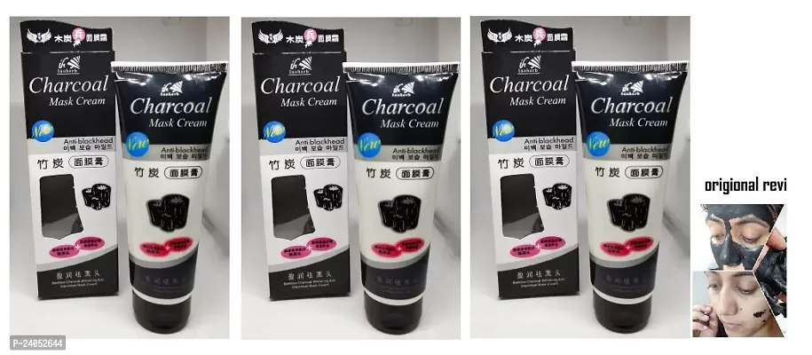 Charcoal Peel Off Mask 100 ml (Pack of-3)