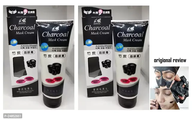 Charcoal Peel Off Mask 100 ml (Pack of-2)-thumb0