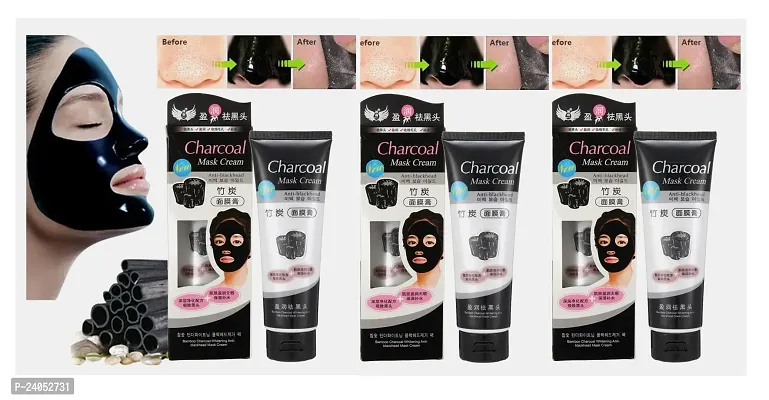 Charcoal Peel Off Mask 100 ml (Pack of-3)-thumb0