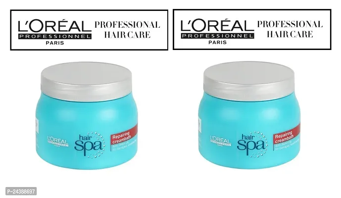 L'OREAL  Repairing Creambath Hair Spa 490gm Pack Of-2-thumb0