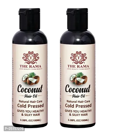 THE RAMA Coconut Hair Oil 200 ml (Pack Of-2)