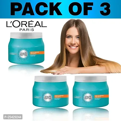 L'OREAL DEEP NOURSHING  HAIR FALL CONTROL 490GM (PACK OF 3)-thumb0