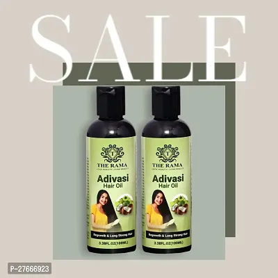 Adivasi Herbal hair Oil  100 ml (Pack Of-2)