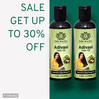 Adivasi Herbal hair Oil  100 ml (Pack Of-2)