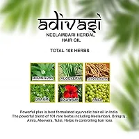 Adivasi Original Ultra Sensetional Herbal hair Oil  100 ml (Pack Of-4)-thumb1