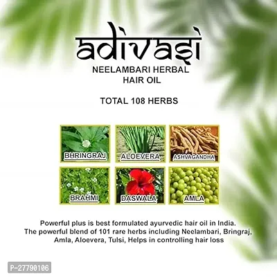 Adivasi Original Ultra Sensetional Herbal hair Oil  100 ml (Pack Of-4)-thumb2