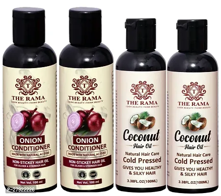 Onion Hair Conditioner 100 ml  With Coconut Hair Oil 100 ml Combo Pack-thumb0