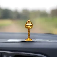 Murugan Vel For Car Dashboard  Pooja Room Gold Metal Muruga Vel Idol-thumb1