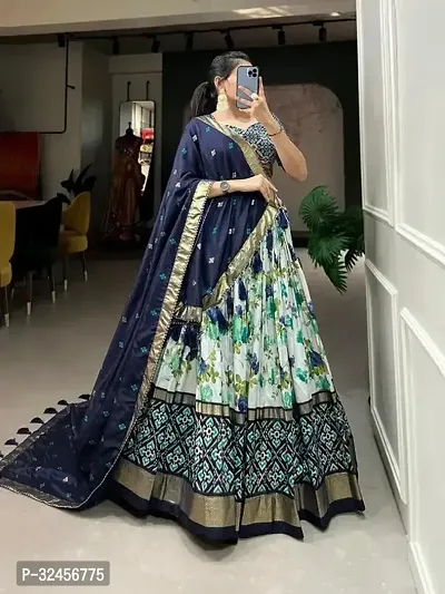 Stylish Soft Silk Printed Lehenga Choli for Women-thumb2