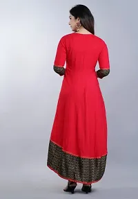 Classic Rayon Embroidered Gowns for Women-thumb1