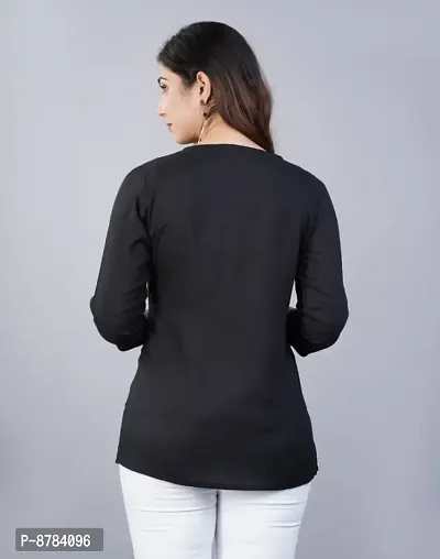 Classic Rayon Embroidered Tops for Women-thumb5