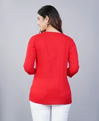 Classic Rayon Embroidered Tops for Women-thumb1