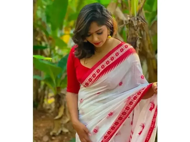 Hot Selling Art Silk Saree with Blouse piece