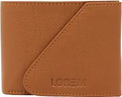 Men Casual, TAN Artificial Leather Wallet - Regular Size  (7 Card Slots)-thumb3