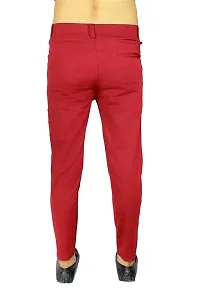 SK CLASY Men's Casual Lycra Pants Stretchable Less Weight Lycra Pants for Men-thumb1