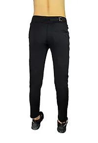 SK Men's Casual Lycra Pants | Stretchable Less Weight Lycra Pants for Men Black-thumb3