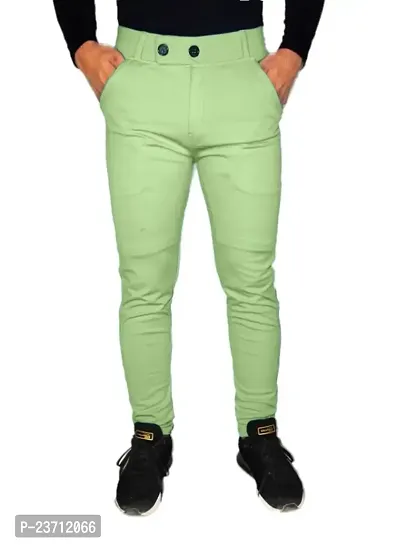 Stylish Men Polyester Casual Trouser