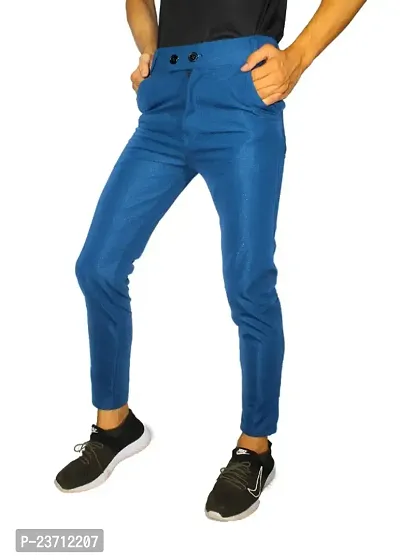 Stylish Men Polyester Casual Trouser