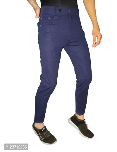 Stylish Men Polyester Casual Trouser