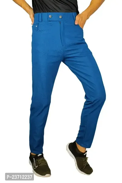 Stylish Men Polyester Casual Trouser