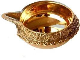 Pure Brass Mini Plain Kuber Diya Diwali Pooja Deepak
Set of 2-thumb1