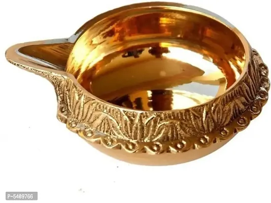 Pure Brass Mini Plain Kuber Diya Diwali Pooja Deepak
Set of 2-thumb2