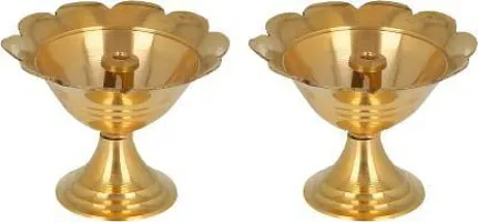 Small Brass Diwali Diya- Pack of 2