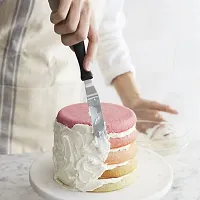 Stainless Steel Cake Icing Decorating Multi function Spatula Cake Pallet Knife with Pizza Cutter Combo Set-thumb3