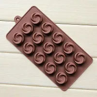 Silicone Almond and Rose Shape Chocolate Making Mould Combo Set of 2-thumb4