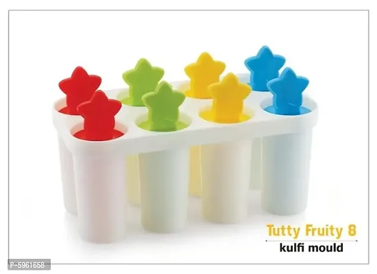 8 Cavity Plastic Tutty Fruity Kulfi Candy Icecream Maker-thumb0